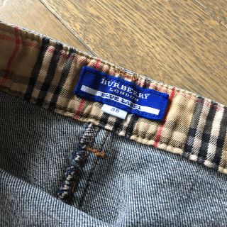 バーバリー(BURBERRY)のバーバリーデニムスカート(ミニスカート)