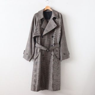 サンシー(SUNSEA)のstein 19AW LAY OVERSIZED OVERLAP COAT(トレンチコート)