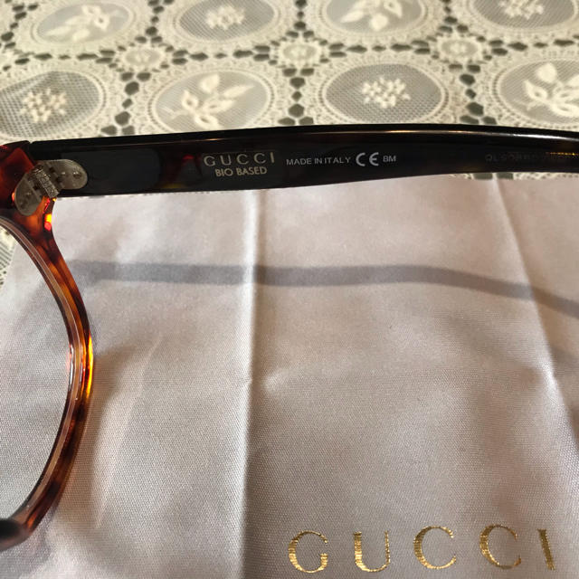 Gucci(グッチ)の週末3日間お値下げ❗️グッチ眼鏡ケース付き レディースのファッション小物(サングラス/メガネ)の商品写真