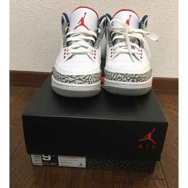 【美品】Nike AirJordan3 True Blue エアジョーダン3