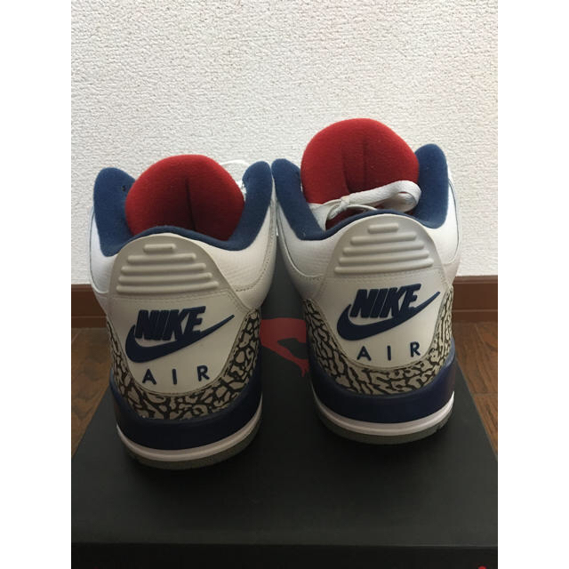 【美品】Nike AirJordan3 True Blue エアジョーダン3