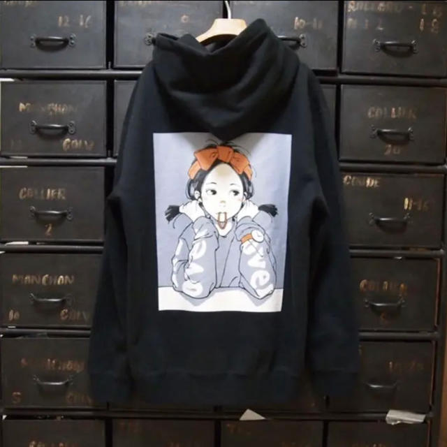 over print pop art hoodie パーカー フーディ - パーカー