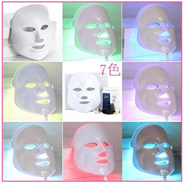 美肌コラーゲンマシン 7色LED光エステ美顔器  USB充電式 2