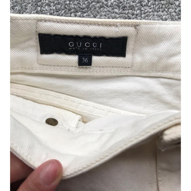 Gucci(グッチ)の★ぴこ08様専用★GUCCI スカート　タイトシルエット　ホワイト レディースのスカート(ひざ丈スカート)の商品写真