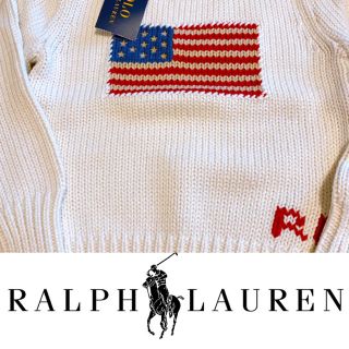 ポロラルフローレン(POLO RALPH LAUREN)の【10/23までk.m様専用】ラルフローレン  フラッグ コットン セーター (ニット)