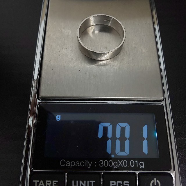 ☆Pt850 プラチナリング 20号 メンズのアクセサリー(リング(指輪))の商品写真