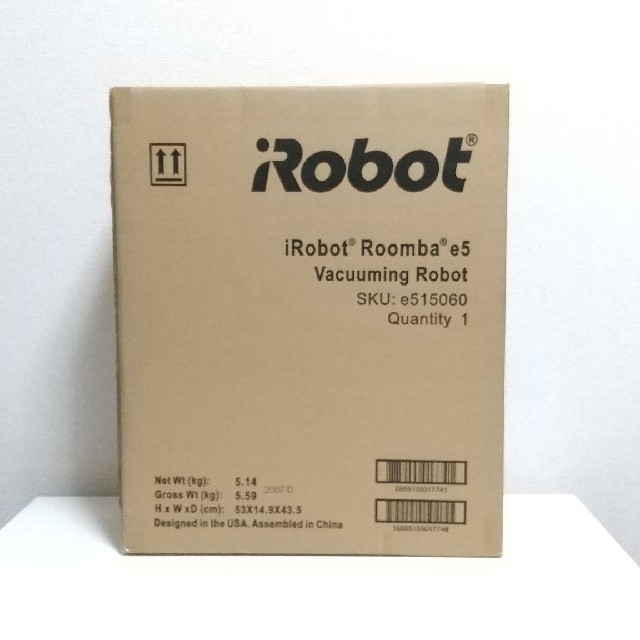最も  iRobot - 【本日限定大幅値下げ】【新品未開封】【匿名配送】iRobot ルンバ e5 掃除機