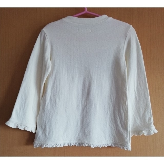 coeur a coeur(クーラクール)のクーラクール　冬物ハイネックTシャツ　100　白　USED キッズ/ベビー/マタニティのキッズ服女の子用(90cm~)(Tシャツ/カットソー)の商品写真