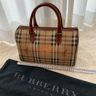 バーバリー(BURBERRY)のバーバリー BURBERRY ミニボストン ヘイマーケットチェック(ボストンバッグ)