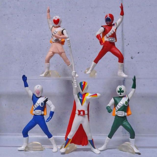BANDAI - ジャッカー電撃隊 ガシャポン5体セット（ジャッカー