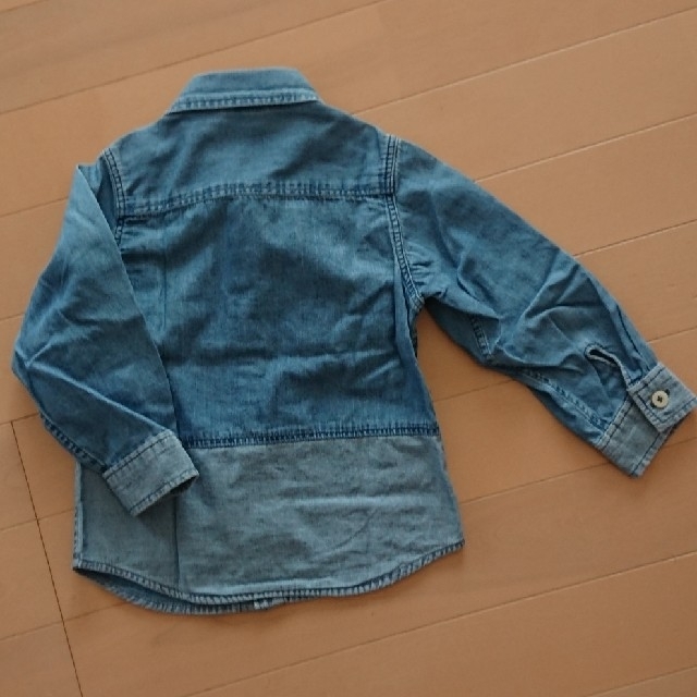 BREEZE(ブリーズ)のBREEZE デニムシャツ 90 キッズ/ベビー/マタニティのキッズ服男の子用(90cm~)(ブラウス)の商品写真