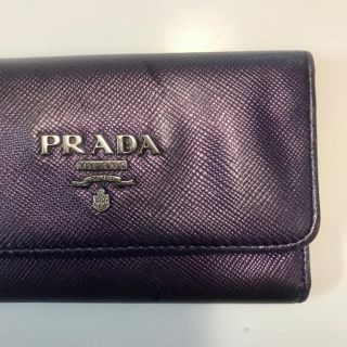 プラダ(PRADA)の【値下げ】【PRADA】プラダ キーケース パープル(キーケース)