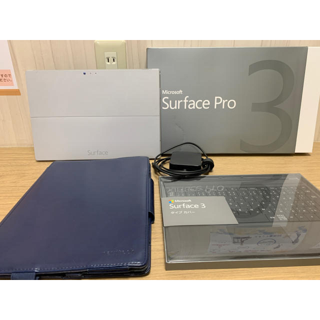 Microsoft(マイクロソフト)のパパ様専用　ジャンク　美品　surface pro3 + キーボード スマホ/家電/カメラのPC/タブレット(ノートPC)の商品写真