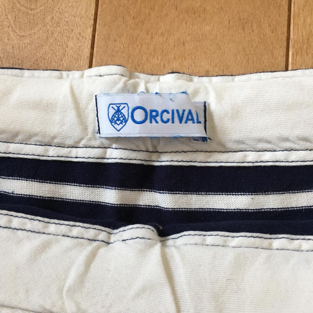 ORCIVAL(オーシバル)のオーシバル　ORCIVAL ボーダースカート レディースのスカート(ひざ丈スカート)の商品写真