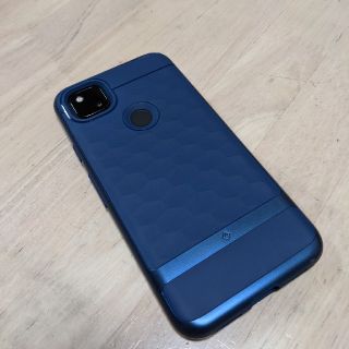 アンドロイド(ANDROID)のpixel4a　美品、ケース付き(スマートフォン本体)