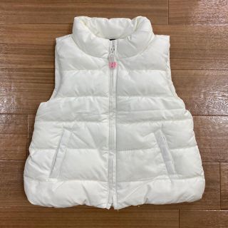 ベビーギャップ(babyGAP)の美品 ☆ gap 白 ダウンベスト(ジャケット/コート)