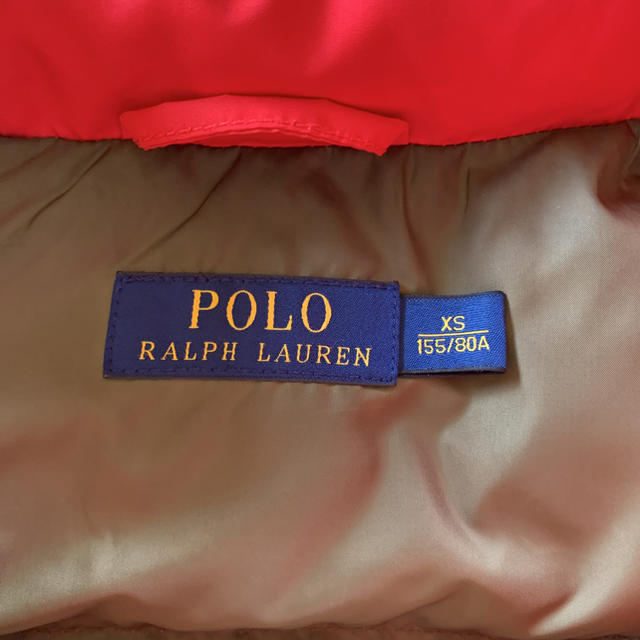 POLO RALPH LAUREN(ポロラルフローレン)の【POLO RALPH LAUREN】レッドダウンベスト レディースのジャケット/アウター(ダウンベスト)の商品写真