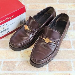 フェラガモ(Ferragamo)のフェラガモ スポーツ ☆ レザー ローファー 革靴 ブラウン(ローファー/革靴)