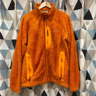 コロンビア(Columbia)のコロンビア ボアフリースジャケット オレンジ色(ブルゾン)