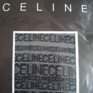 Blue 様　CELINE  ストッキング　全体ロゴデザインがオシャレ　M～L(タイツ/ストッキング)