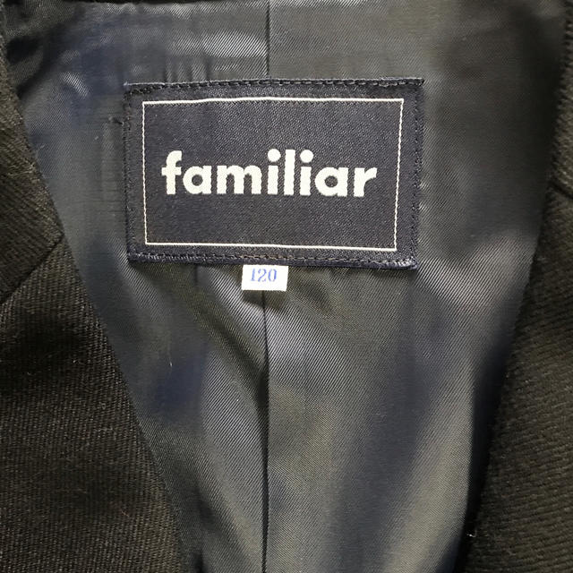 familiar(ファミリア)の専用です！　　　　familiar ジャケット　120 キッズ/ベビー/マタニティのキッズ服男の子用(90cm~)(ジャケット/上着)の商品写真