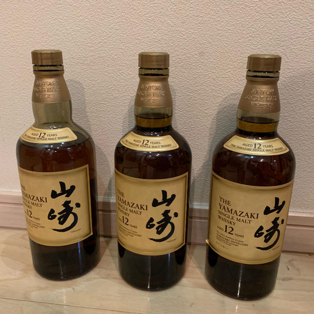 【国産ウイスキー】山崎12年　3本酒