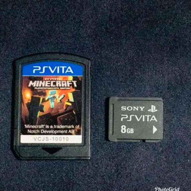 PlayStation Vita(プレイステーションヴィータ)のvita メモリーカード  マイクラ　2 エンタメ/ホビーのゲームソフト/ゲーム機本体(その他)の商品写真