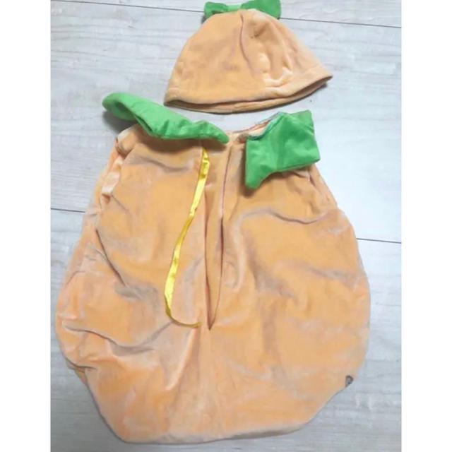 ハロウィン　ベビーパンプキン　赤ちゃんカボチャ　かぼちゃ　コスプレ衣装 キッズ/ベビー/マタニティのベビー服(~85cm)(ロンパース)の商品写真