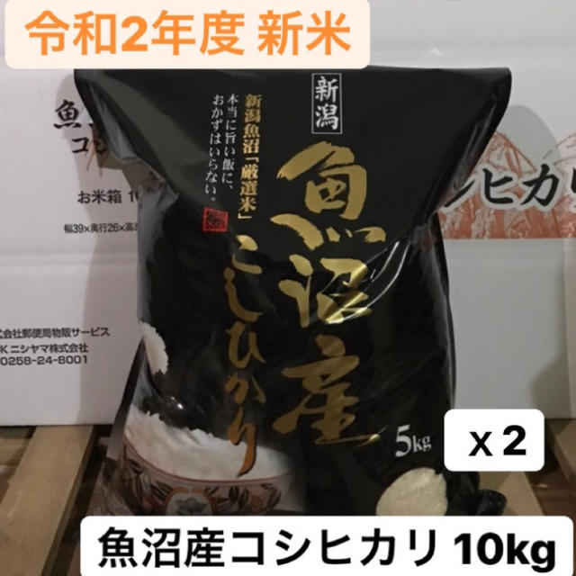 令和2年度　米/穀物　新米】魚沼産コシヒカリ　10kg