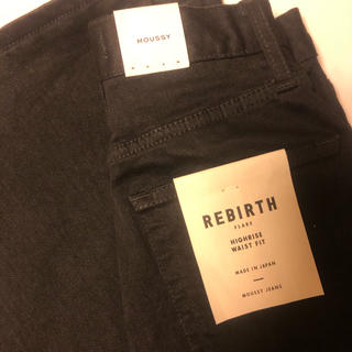 マウジー(moussy)の新作MOUSSY美脚フレアデニム♡HW Rebirth FLAREリバースフレア(デニム/ジーンズ)