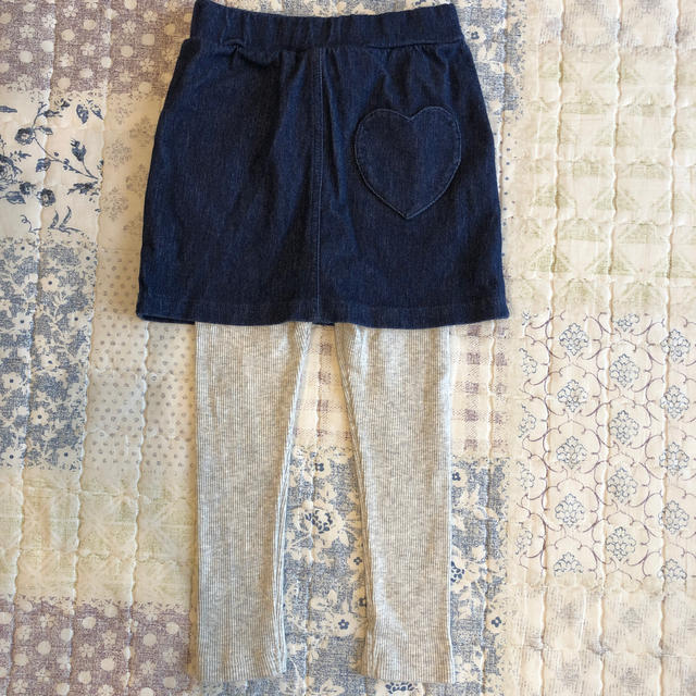 petit main(プティマイン)のプティマイン　スカッツ　美品 キッズ/ベビー/マタニティのキッズ服女の子用(90cm~)(スカート)の商品写真