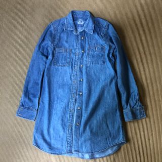 アズールバイマウジー(AZUL by moussy)のシャツワンピース　140(ワンピース)