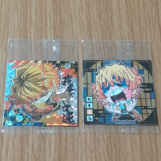 鬼滅の刃　ディフォルメ シール ウエハース　我妻 善逸セット(その他)