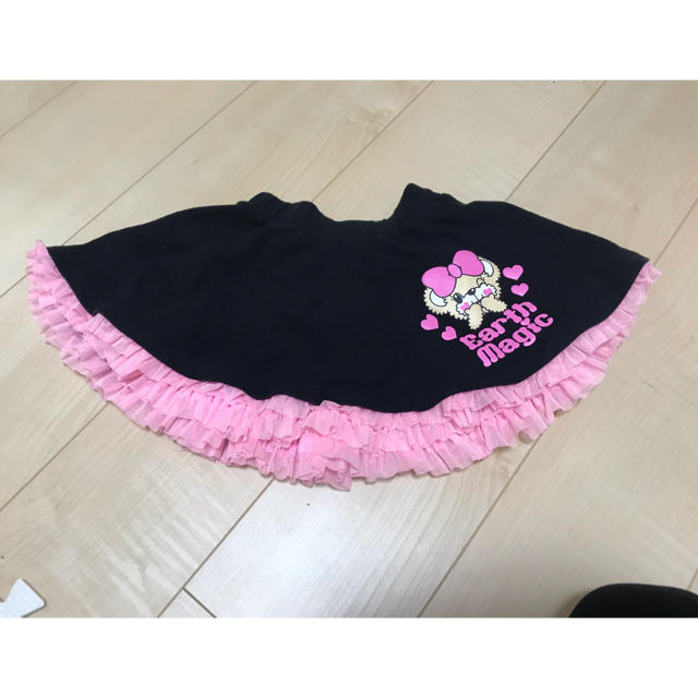 EARTHMAGIC(アースマジック)のアースマジック　リバーシブルスカート キッズ/ベビー/マタニティのキッズ服女の子用(90cm~)(スカート)の商品写真