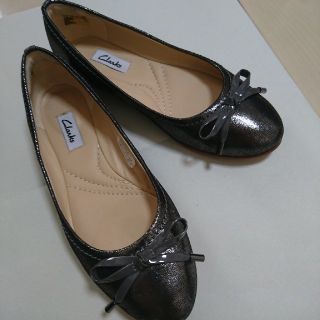 クラークス(Clarks)の《最終お値下げ》☆Clarks☆Grace Lily ダークシルバー(バレエシューズ)