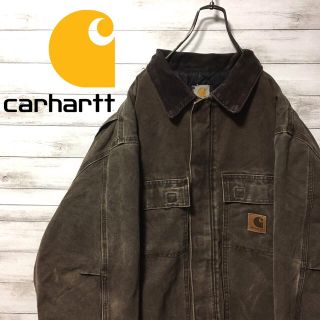 カーハート(carhartt)の激レア 90s カーハート トラディショナルコート ダック地 ビックシルエット(ブルゾン)