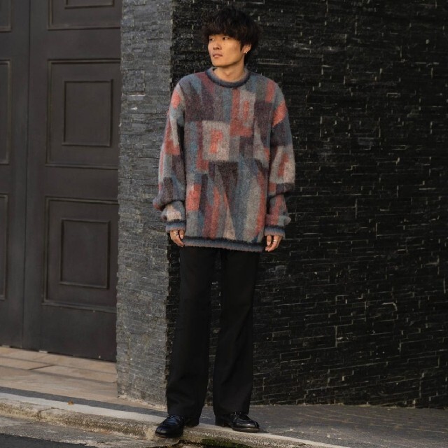 SUNSEA(サンシー)のYOKE 20aw PAUL JACQUARD CREW NECK【新品】 メンズのトップス(ニット/セーター)の商品写真