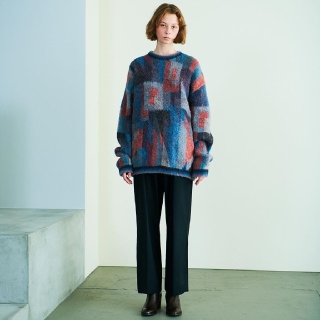 SUNSEA(サンシー)のYOKE 20aw PAUL JACQUARD CREW NECK【新品】 メンズのトップス(ニット/セーター)の商品写真