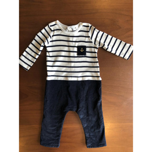 PETIT BATEAU(プチバトー)のプチバトー  ロンパース キッズ/ベビー/マタニティのベビー服(~85cm)(ロンパース)の商品写真