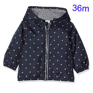 プチバトー(PETIT BATEAU)のプチバトー　新品タグ付きアウター　パーカー　36m/95cm(ジャケット/上着)