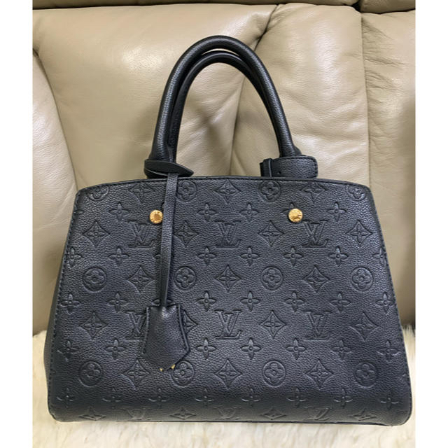 新品同様 ルイヴィトン モンテーニュMM黒 M41048 - www.glycoala.com