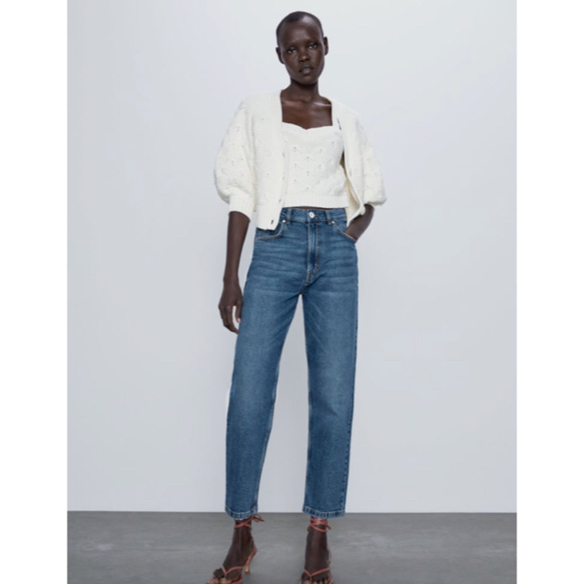 ZARA(ザラ)のZARAマムフィットデニムパンツ レディースのパンツ(デニム/ジーンズ)の商品写真