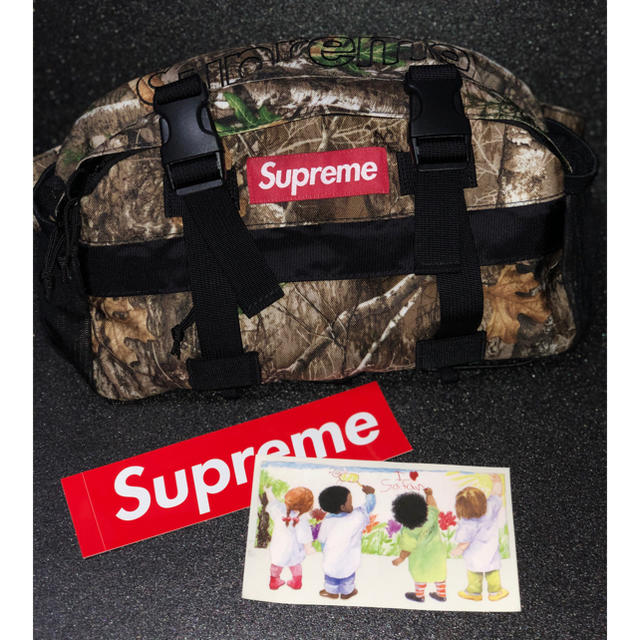 Supreme Waist Bag 2019fw リアルツリーカモ - ショルダーバッグ