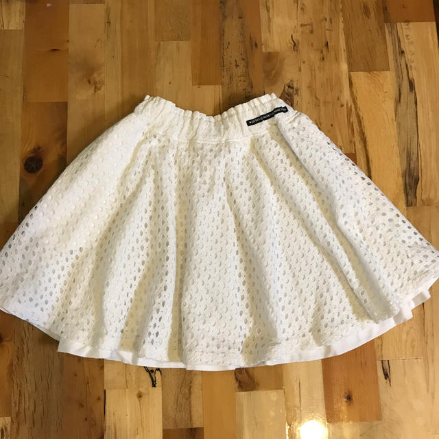 BREEZE(ブリーズ)のBREEZE スカート 白 キッズ 110cm キッズ/ベビー/マタニティのキッズ服女の子用(90cm~)(スカート)の商品写真