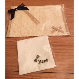 ルネ(René)の0816様専用　新品未開封　Rene ノベルティハンカチのみ(ノベルティグッズ)