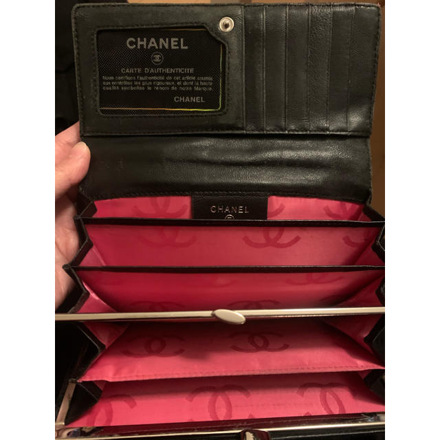 CHANEL カンボンライン　長財布