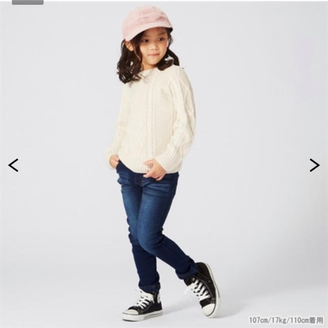 BREEZE(ブリーズ)のウォッシャブルニット キッズ/ベビー/マタニティのキッズ服女の子用(90cm~)(ニット)の商品写真