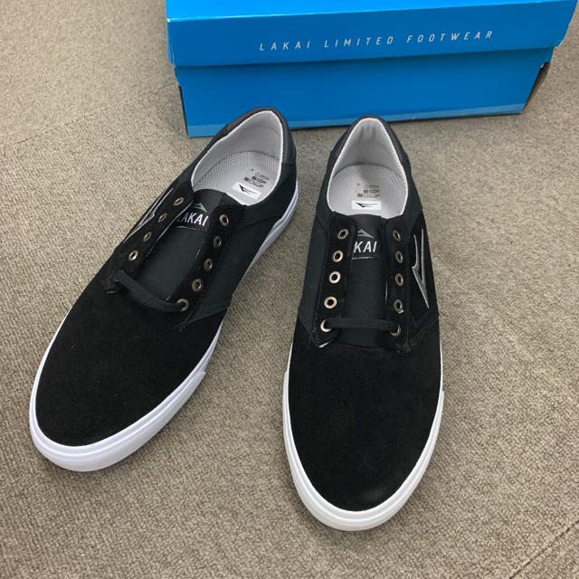 新品 LAKAI PORTER ラカイ ポーター スニーカー ブラック　黒スニーカー