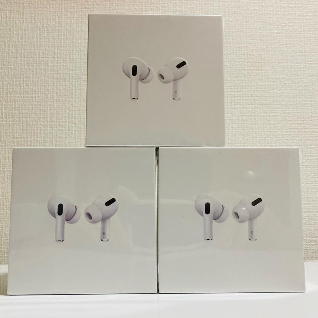 AirPods Pro MWP22J/A 3台 新品未開封 保証未開始-