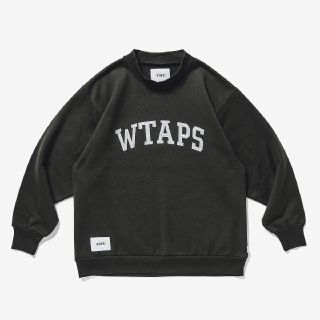 ダブルタップス(W)taps)の新品♪【XL】20AW WTAPS COLLEGE MOCK NECK　OD(スウェット)